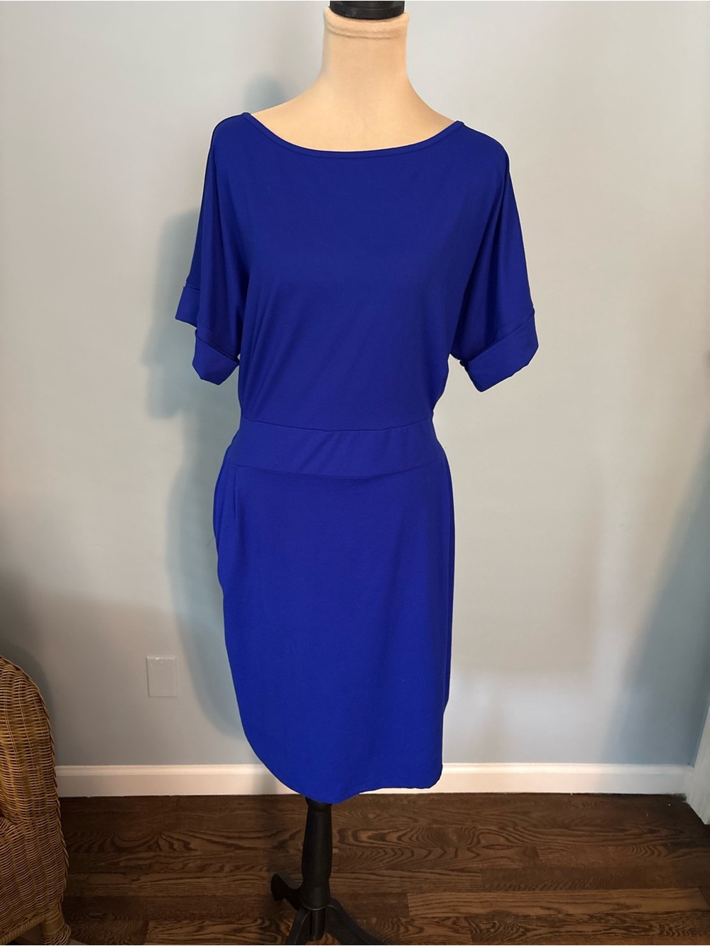 Zenana Outfitters Cobalt Blue Midi Dress